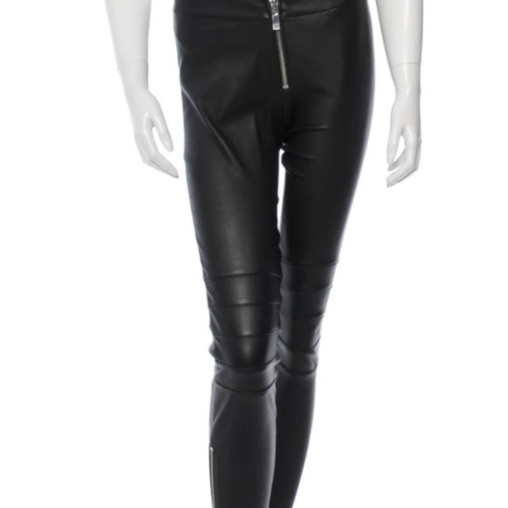 Elizabeth and James Addison leather pants - Black.